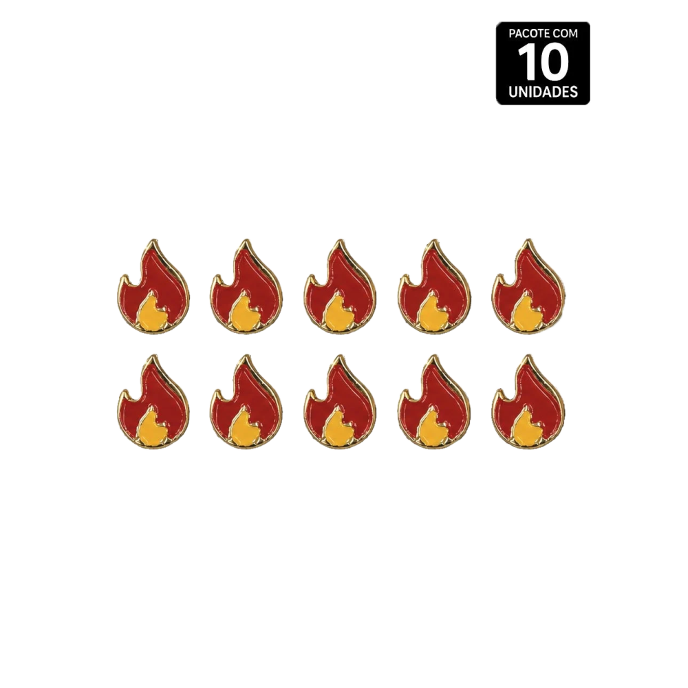 FOGUINHO EMOJI ABS DOURADO 10 UNIDADES PROVOKE-ME 