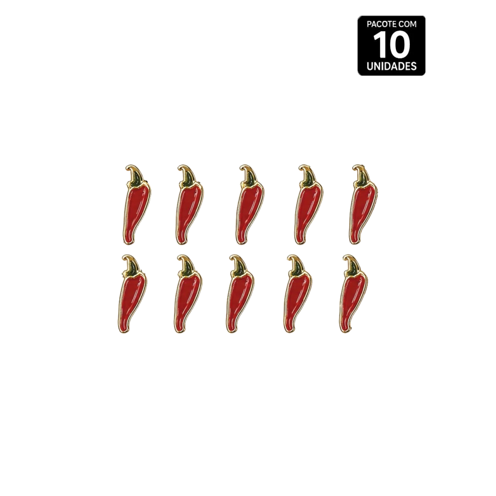 PIMENTINHA EMOJI ABS DOURADO 10 UNIDADES PROVOKE-ME 