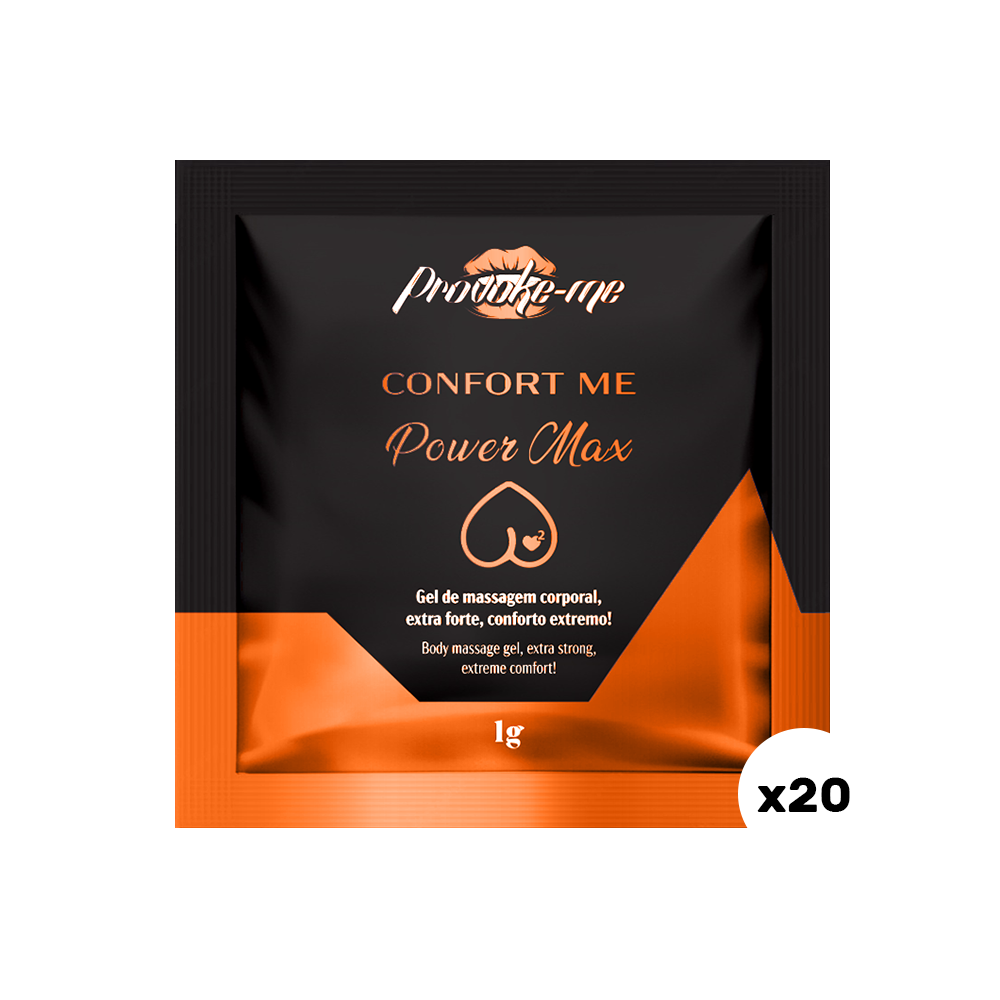 KIT 20 SACHÊS CONFORT-ME POWER MAX DESSENSIBILIZANTE 1G PROVOKE-ME