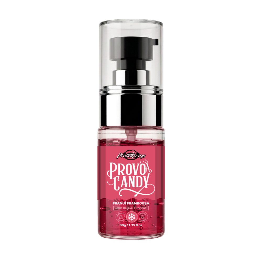 PROVO CANDY CALDA BEIJÁVEL FRANUÍ FRAMBOESA ICE 30G PROVOKE-ME