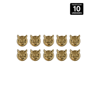 DIABINHO EMOJI ABS DOURADO 10 UNIDADES PROVOKE-ME 