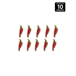 PIMENTINHA EMOJI ABS DOURADO 10 UNIDADES PROVOKE-ME 