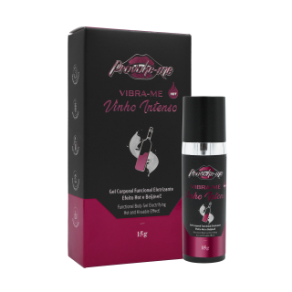 VIBRA-ME VINHO INTENSO HOT GEL ELETRIZANTE BEIJÁVEL 15G PROVOKE-ME